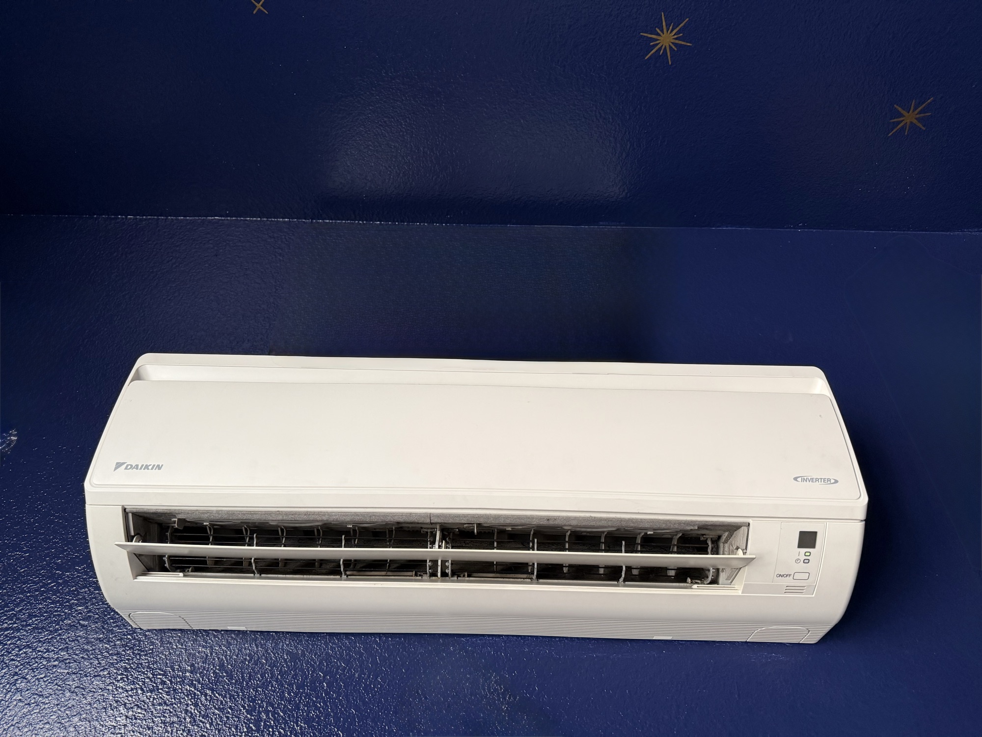 Wall-mounted Daikin ductless mini split indoor head installed in a Las Vegas, Nevada home